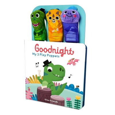 Goodnight My 3 Play Puppets - Dino Friends Goodnight My 3 Play Puppets - Dino Friends