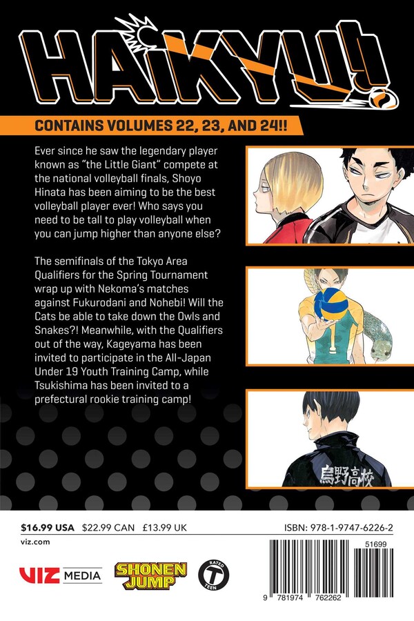 Haikyu!! (3-in-1 Edition), Vol. 8