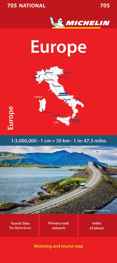 Michelin Europe Map 705