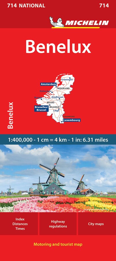 Michelin Benelux Map 714