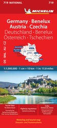 Michelin Germany Austria Benelux Czech Republic Map 719