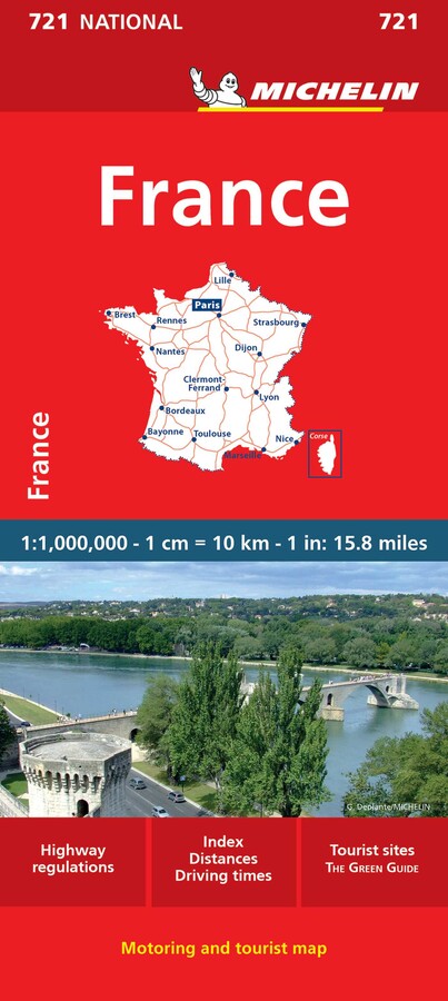 Michelin France Map 721