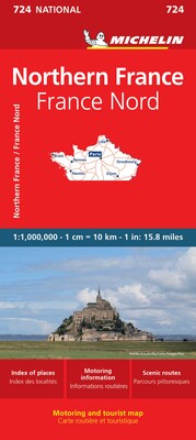 Michelin France, North Map 724