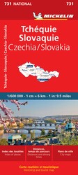 Michelin Czech & Slovak Republic Map 731