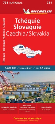 Michelin Czech & Slovak Republic Map 731 Michelin Czech & Slovak Republic Map 731