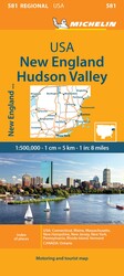 Michelin USA: New England, Hudson Valley Map 581