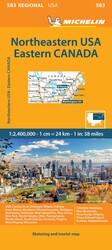 Michelin USA: Northeast, Canada: East Map 583