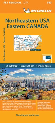 Michelin USA: Northeast, Canada: East Map 583 Michelin USA: Northeast, Canada: East Map 583