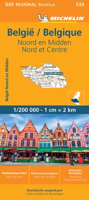Michelin Map Belgium: North & Central 533 Michelin Map Belgium: North & Central 533