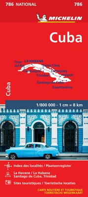 Michelin Cuba Map 786 Michelin Cuba Map 786