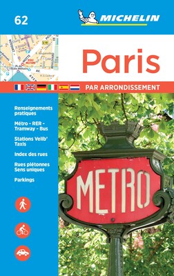 Michelin Paris by Arrondissements Pocket Atlas #62 Michelin Paris by Arrondissements Pocket Atlas #62