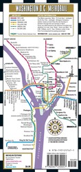 Streetwise Washington DC Metro Map - Laminated Metro Map of Washington, DC
