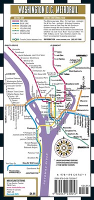 Streetwise Washington DC Metro Map - Laminated Metro Map of Washington, DC Streetwise Washington DC Metro Map - Laminated Metro Map of Washington, DC