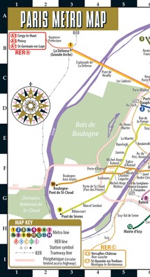Streetwise Paris Metro Map - Laminated Metro Map of Paris, France Streetwise Paris Metro Map - Laminated Metro Map of Paris, France