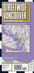 Streetwise Vancouver Map - Laminated City Center Street Map of Vancouver, Canada