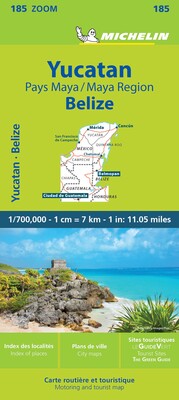 Michelin ZOOM Yucatan and the Mayan Region Belize Road and Tourist Map 185 Michelin ZOOM Yucatan and the Mayan Region Belize Road and Tourist Map 185