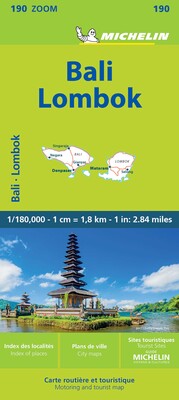 Michelin Bali: Lombok Road and Tourist ZOOM Map 190 Michelin Bali: Lombok Road and Tourist ZOOM Map 190