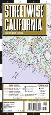 Streetwise California Map Streetwise California Map