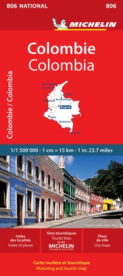 Michelin Columbia Road and Tourist Map No. 806 Michelin Columbia Road and Tourist Map No. 806