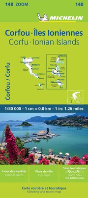 Michelin ZOOM Corfu and the Ionian Islands Map 140 Michelin ZOOM Corfu and the Ionian Islands Map 140