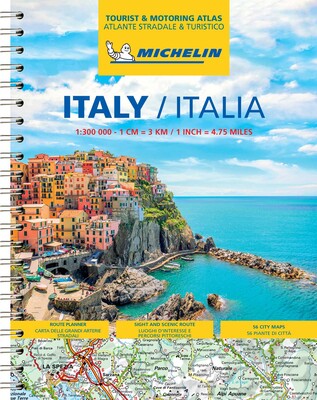 Michelin Italy Road Atlas Michelin Italy Road Atlas