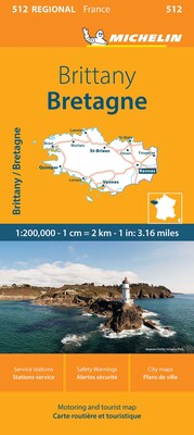 France: Brittany Map 512 France: Brittany Map 512