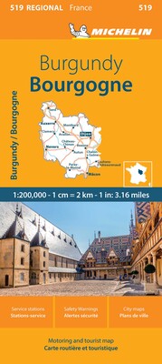 France: Burgundy Map 519 France: Burgundy Map 519