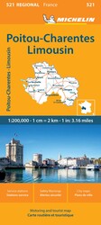 France; Poitou-Charentes Map 521