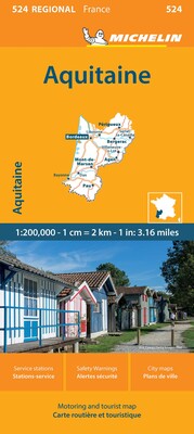 France: Aquitaine Map 524 France: Aquitaine Map 524