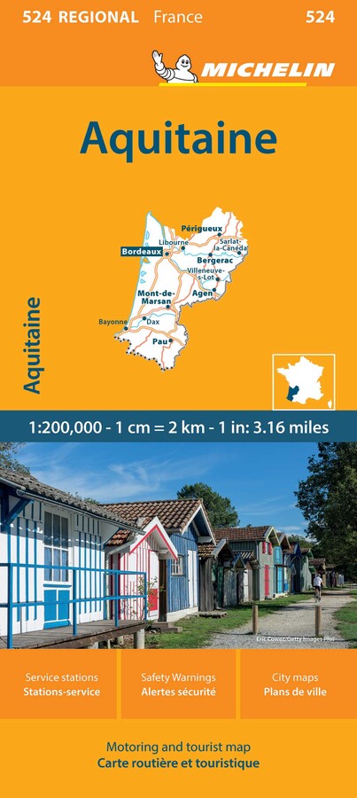 France: Aquitaine Map 524