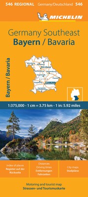 Germany Southeast Map 546 Bayern Germany Southeast Map 546 Bayern