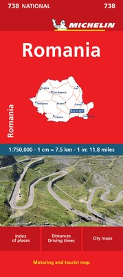 Michelin Romania Map 738 Michelin Romania Map 738