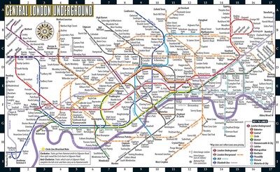 Streetwise London Underground Map Streetwise London Underground Map