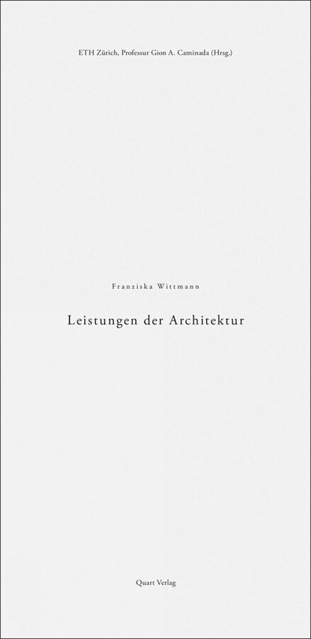 Leistungen der Architektur