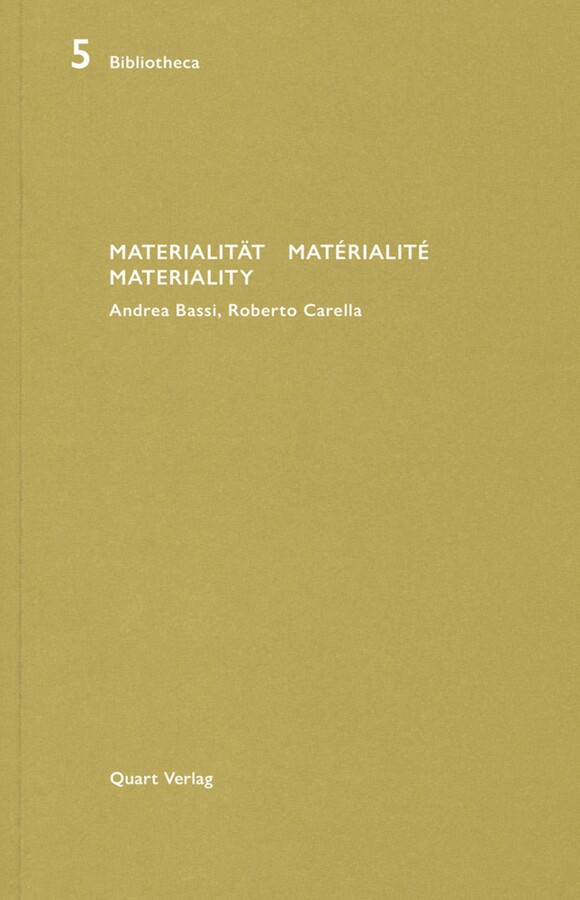 Materialitat/Materialite/Materiality