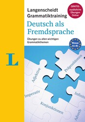 Langenscheidt Grammatiktraining Deutsch als Fremdsprache (Langenscheidt Grammar training German as a foreign language - book with online exercises)
