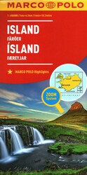 Iceland Marco Polo Map Iceland Marco Polo Map