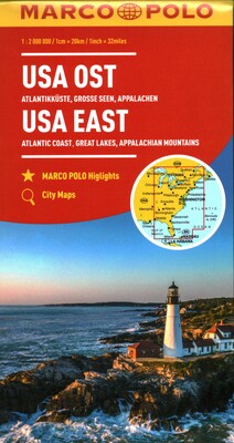 USA East Marco Polo Map USA East Marco Polo Map