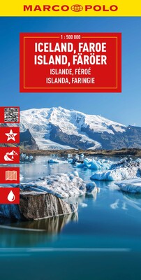 Iceland, Faroe Islands Marco Polo Map Iceland, Faroe Islands Marco Polo Map