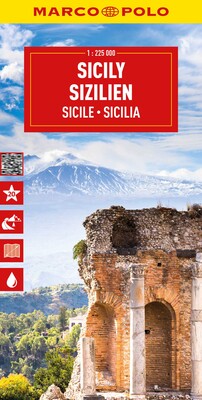 Sicily Marco Polo Map Sicily Marco Polo Map
