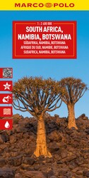 South Africa, Namibia, Botswana Marco Polo Map