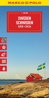Sweden Marco Polo Map Sweden Marco Polo Map