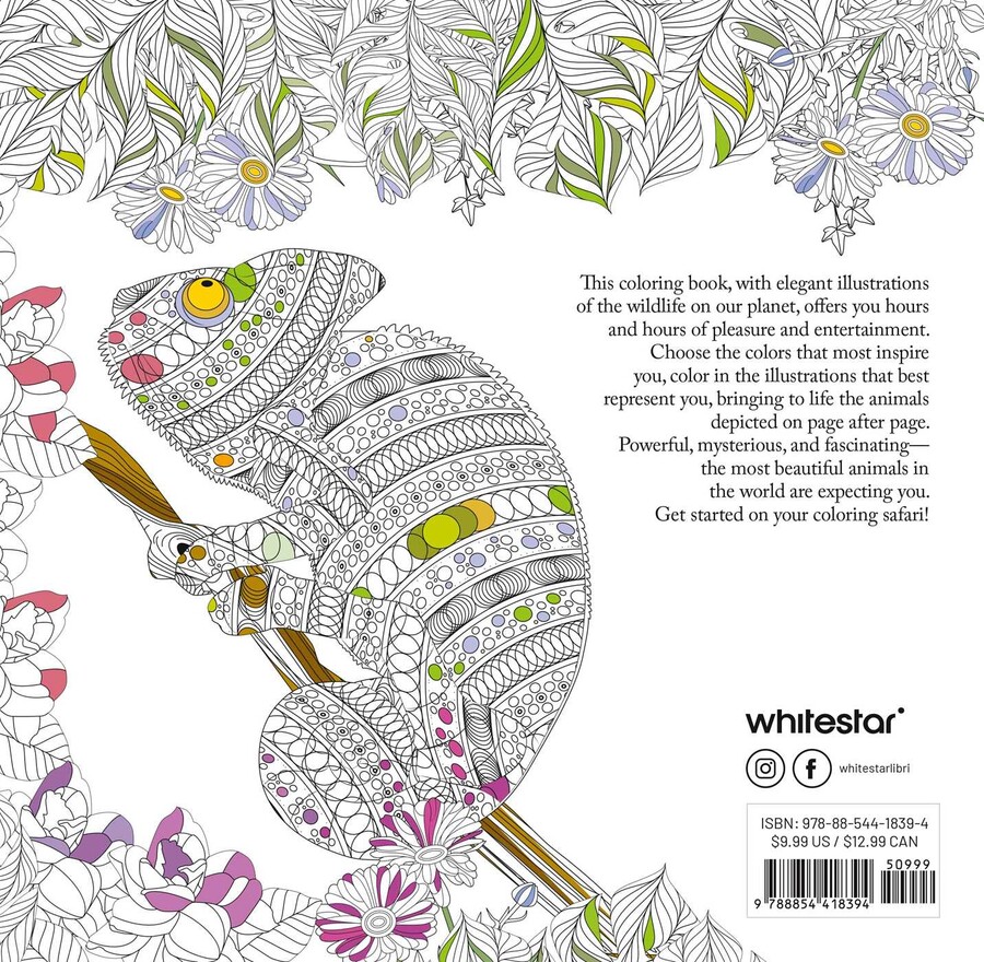 Wild Animals Coloring Book