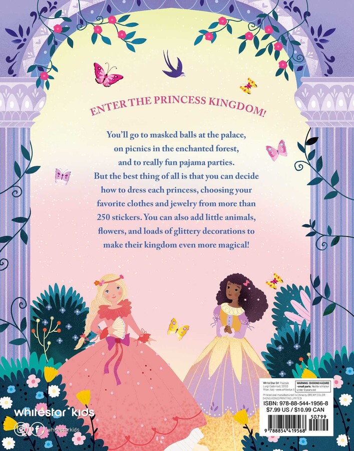 Glittery Princesses Sticker Book