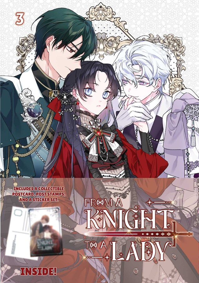 From a Knight to a Lady Volume 3:  Limited Edition with Postcard and Sticker Set