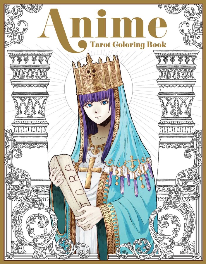 Anime Tarot Coloring Book