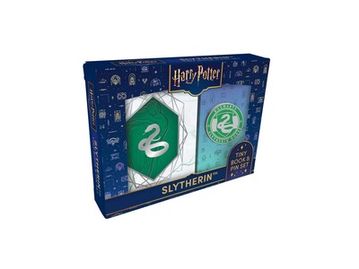 Harry Potter: Slytherin Tiny Book and Pin Set Harry Potter: Slytherin Tiny Book and Pin Set