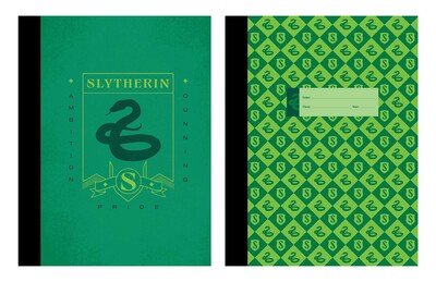 Harry Potter: Slytherin Composition Notebook Set (Set of 2) Harry Potter: Slytherin Composition Notebook Set (Set of 2)
