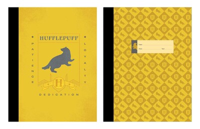 Harry Potter: Hufflepuff Composition Notebook Set (Set of 2) Harry Potter: Hufflepuff Composition Notebook Set (Set of 2)