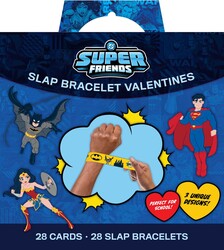 DC: Super Friends Slap Bracelet Valentines